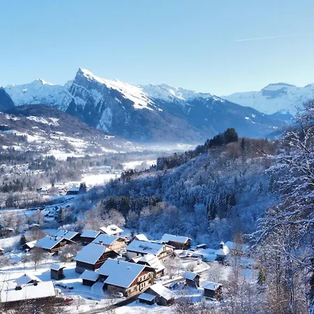 Chalet, Vue Sur La Vallee, Domaine Skiable Grand Massif Chalet Morillon